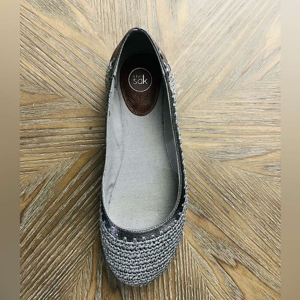 The Sak Hand Crochet Shoes Gray Size 6.5